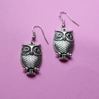 BIBBO GS Owl Earrings, E14