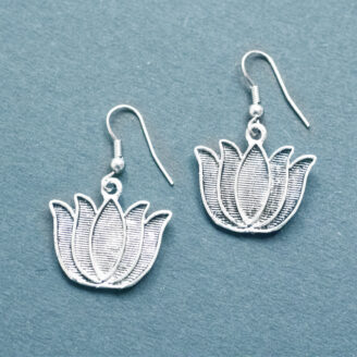BIBBO Lotus Earrings, GS E26