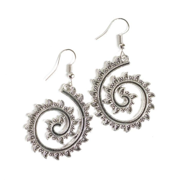 BIBBO GS Swirl Earrings, E41