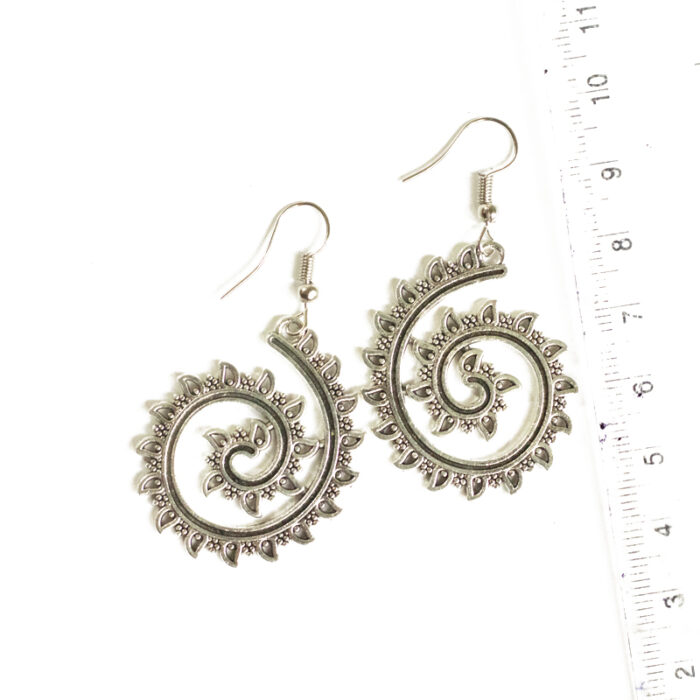 BIBBO GS Swirl Earrings, E41 BIBBO GS Swirl Earrings, E41