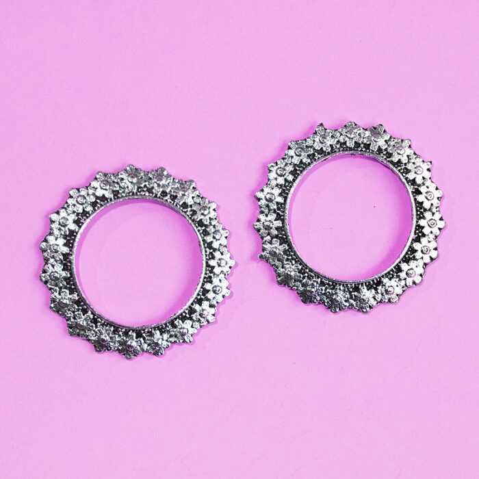 BIBBO Flower Circle Earrings, GS E50