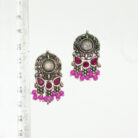 BIBBO GS Pink & Red Ethnic Earrings, E66