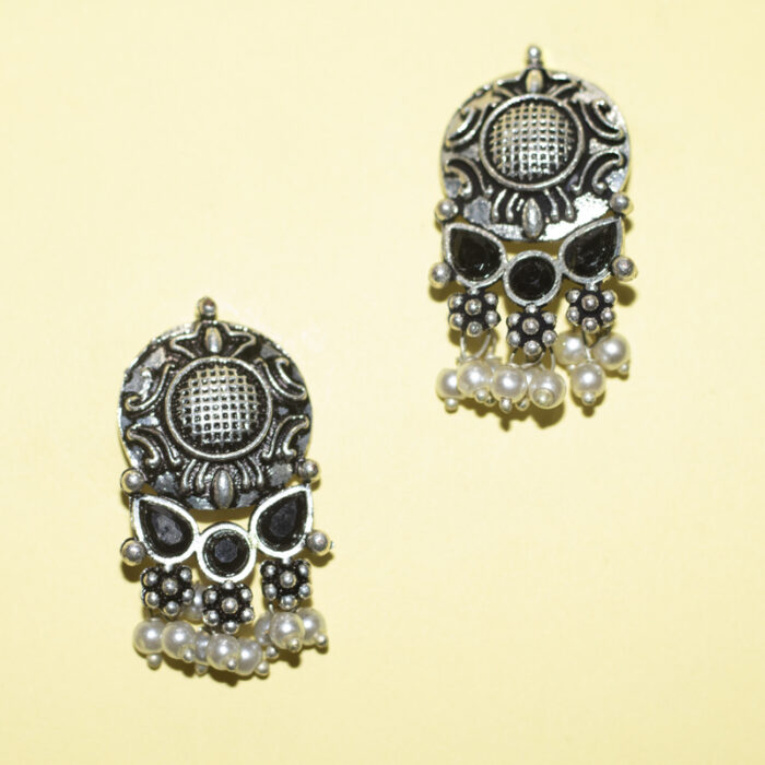 BIBBO Black Ethnic Earrings, GS E67 BIBBO Black Ethnic Earrings, GS E67
